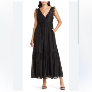 Nordstrom black maxi formal dress